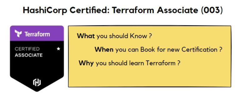 Terraform Associate New Certification – 003- Version Starting 5th April 2023